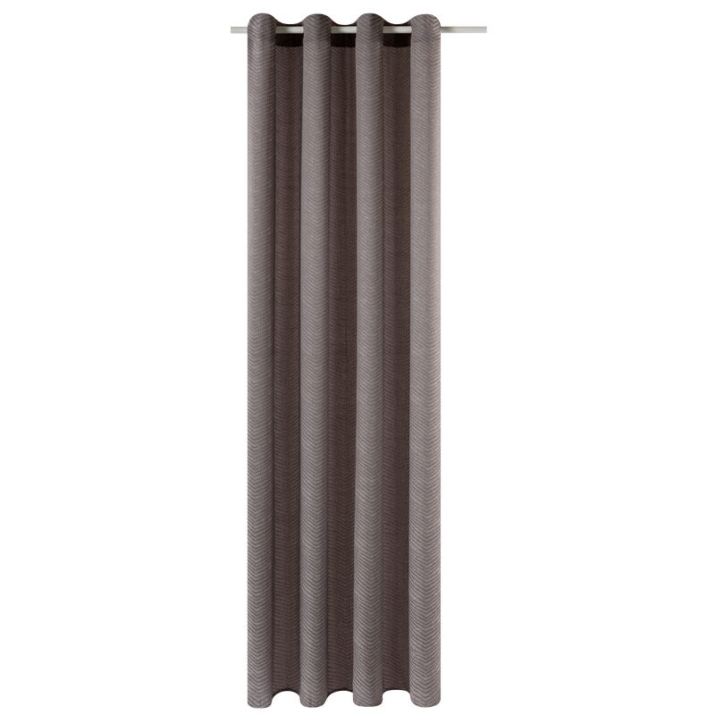 Rideau LEOPOLD coloris gris 140 x 260 cm