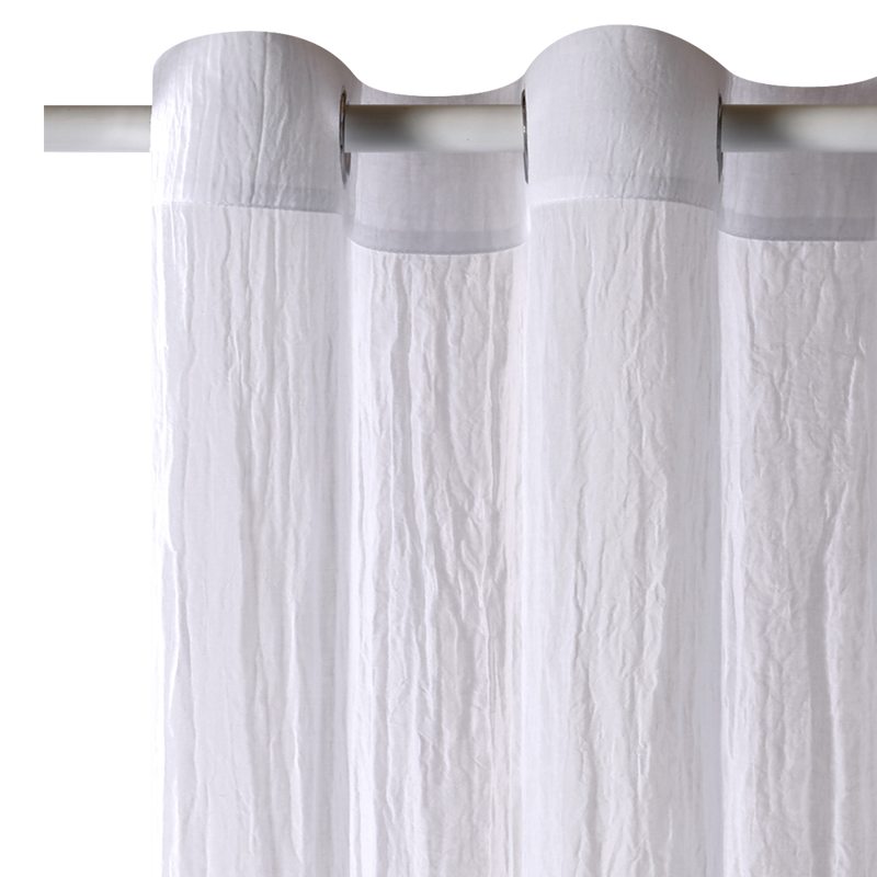 Voilage ANAFI coloris blanc 140 x 240 cm