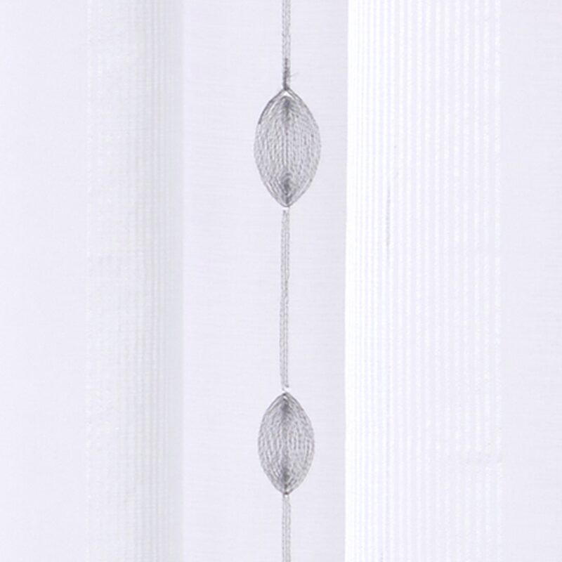Voilage JOLIA coloris gris 140 x 240 cm