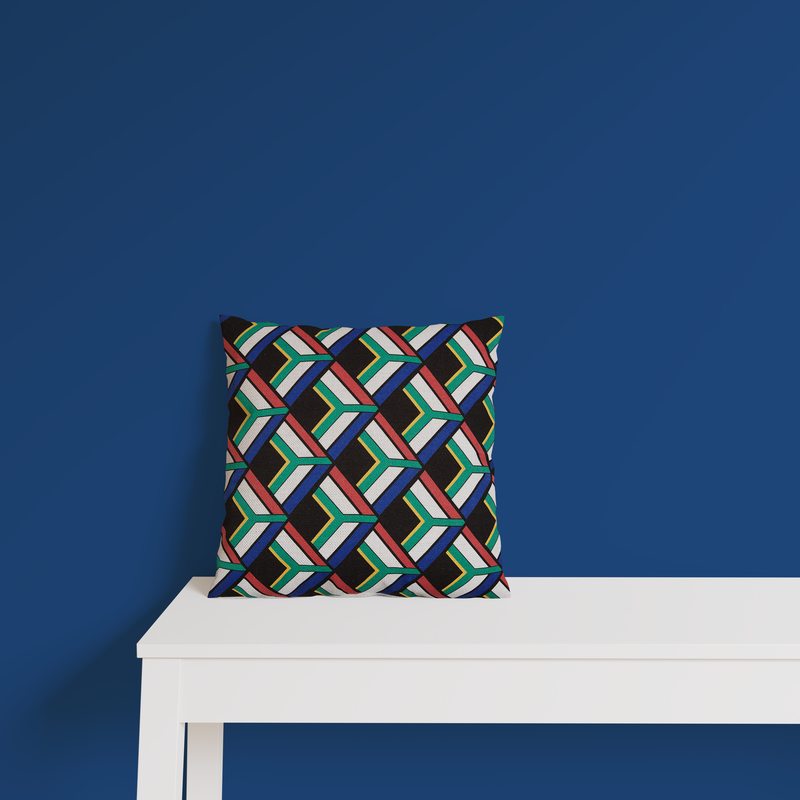Coussin IMANI coloris multicolore 40 x 40 cm