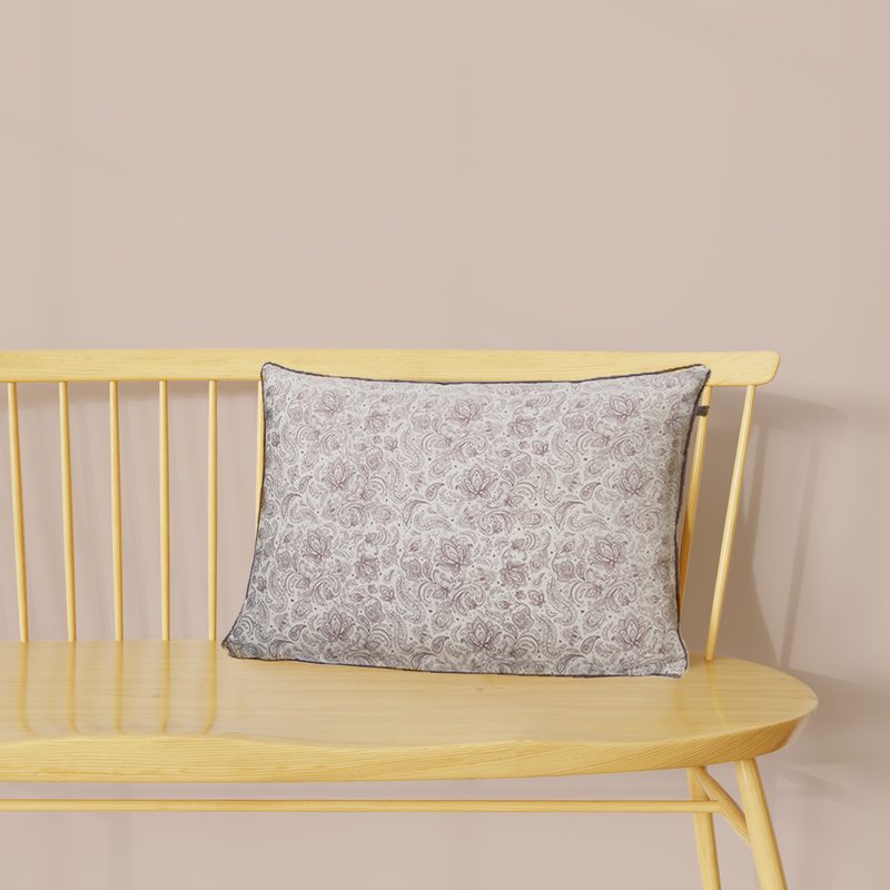Coussin MADDY coloris vieux rose 40 x 60 cm