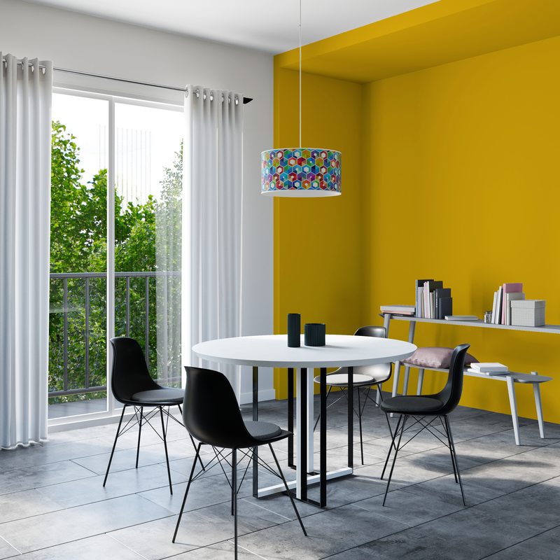 Suspension CHROMATIC coloris multicolore 19 x 39 cm