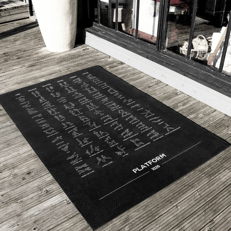 Tapis de sport PLATFORM coloris noir