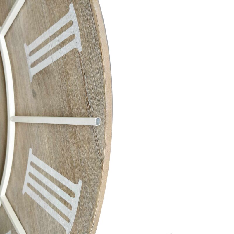 Horloge en bois BORD DE MER coloris bois
