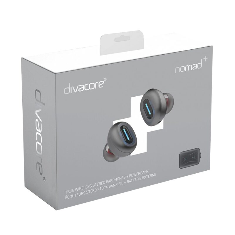 Ecouteurs NOMAD + X DIVACORE coloris gris