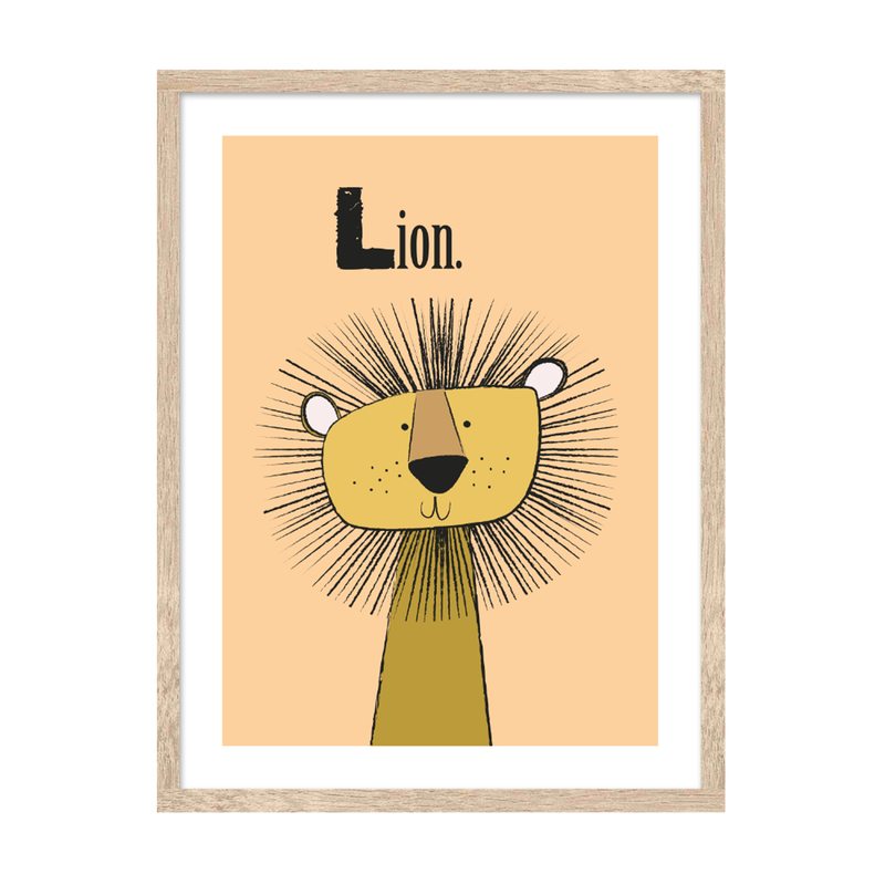 Tableau LIONCEAU 30 x 40 cm