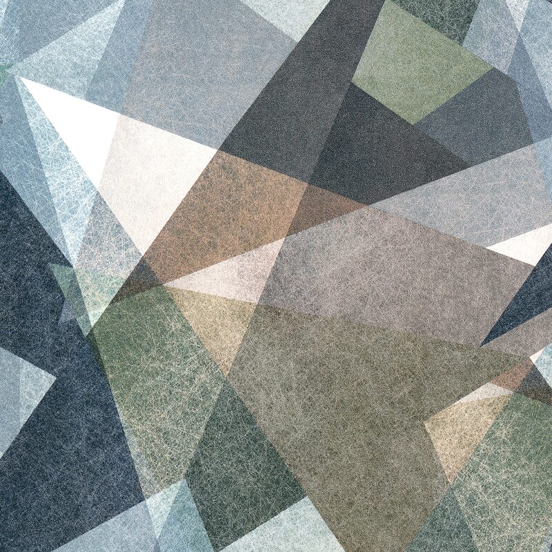Papier peint intissé JAYDEN coloris bleu pétrole