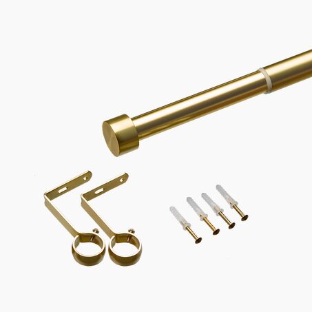 Umbra Kit barre à rideaux TROMBONE or 2,54 cm de 91,0 à 168 cm