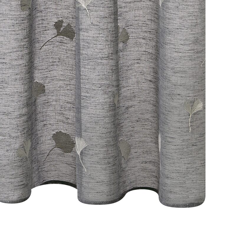 Voilage GINKO coloris gris 140 x 240 cm