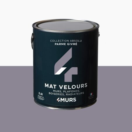 Peinture ABSOLU Acrylique parme givrée Mat 2,5 L