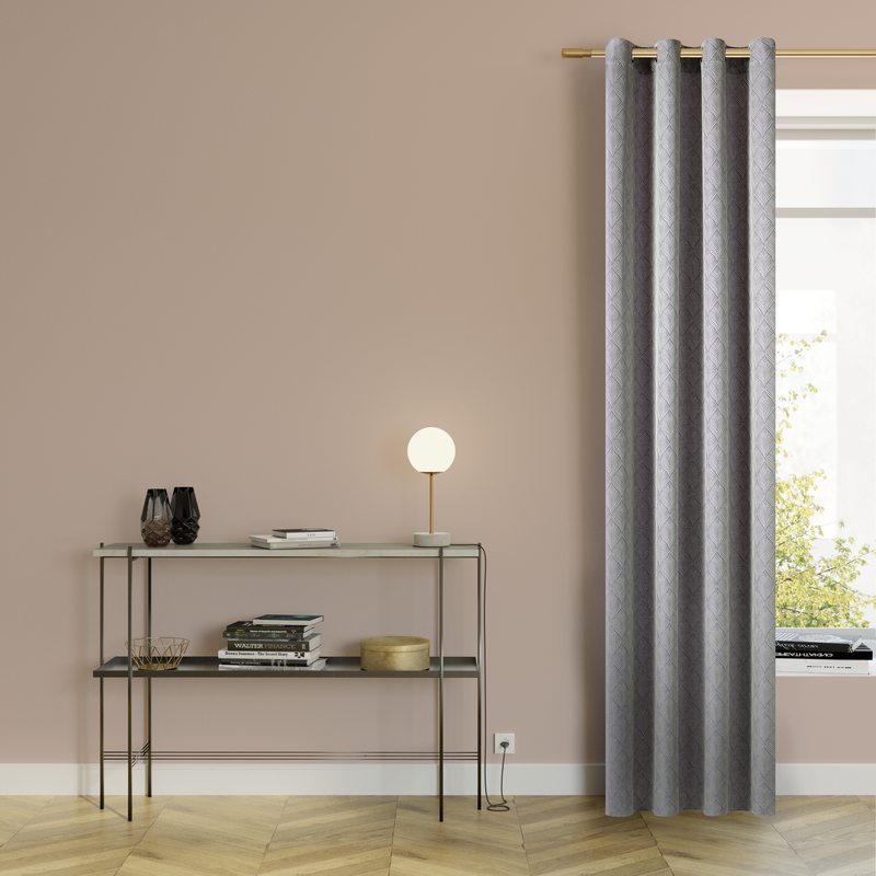 Rideau HERA coloris gris 140 x 260 cm