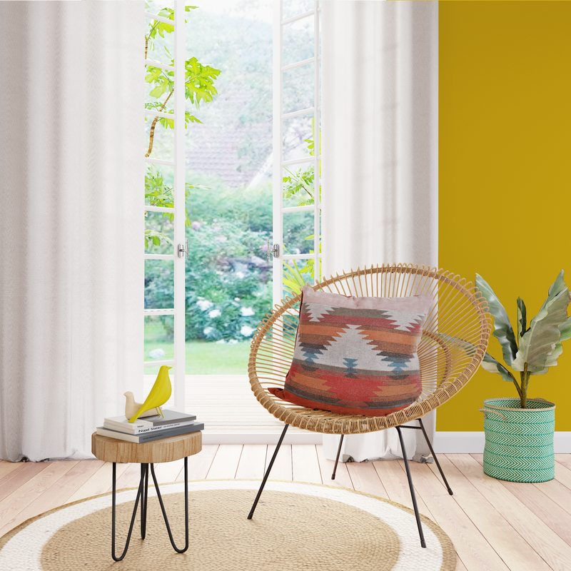 Coussin CHAMALIS coloris multicolore 45 x 45 cm