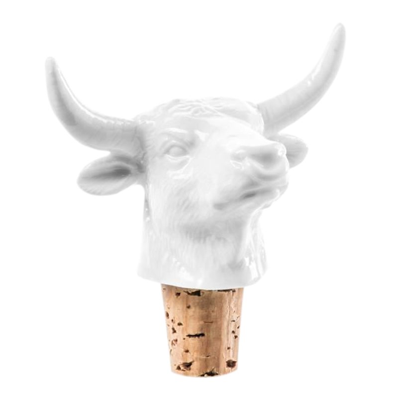 Bouchon de bouteille BULL POWER coloris blanc