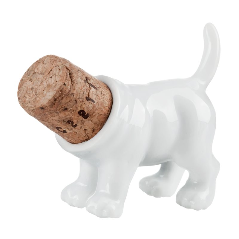 Bouchon de bouteille RUFUS coloris blanc