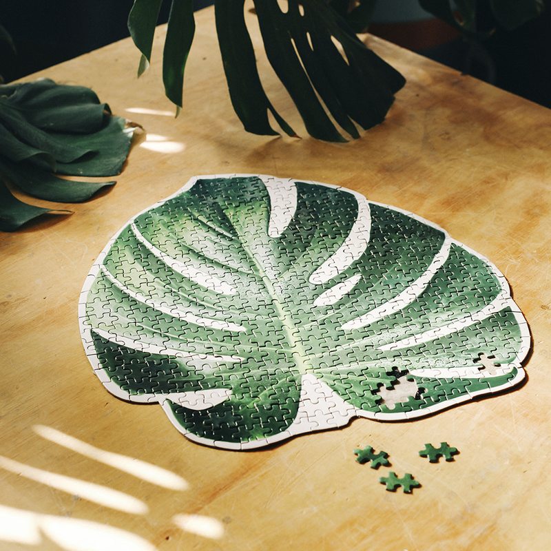 Jeux PUZZLE CASSE-TÊTE 'MONSTERA'