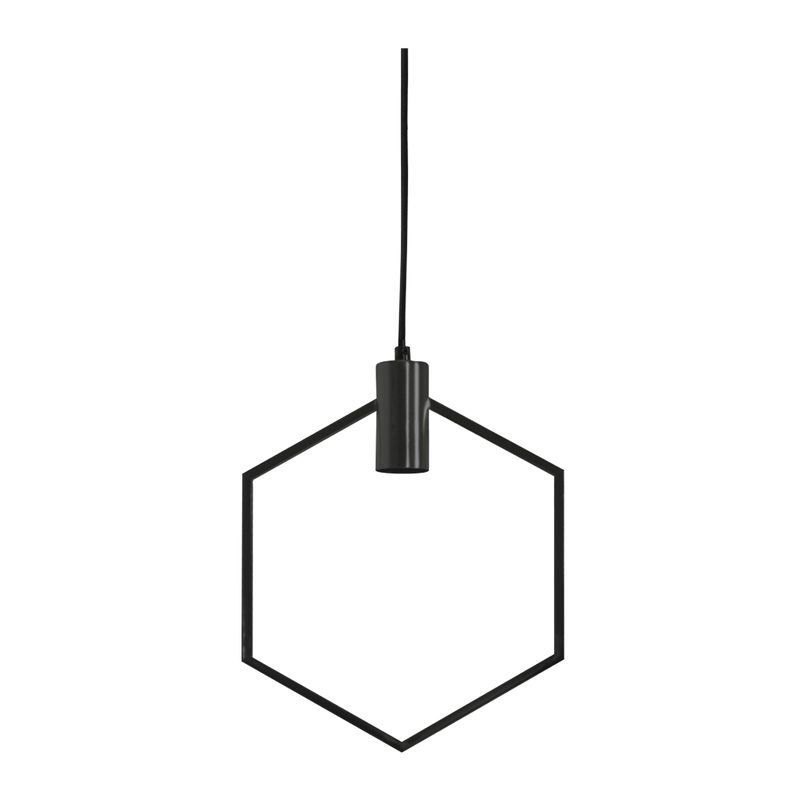 Suspension AINA coloris noir 37,5 x 30 cm