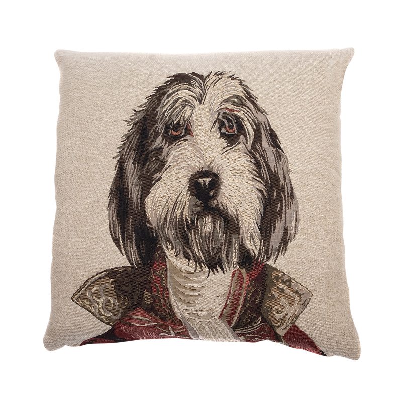 Coussin NAPOLEON coloris beige 45 x 45 cm