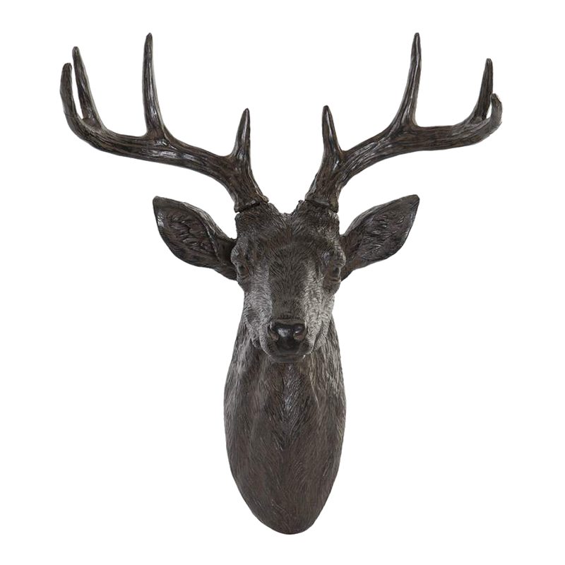 Trophée mural ELAPHE coloris marron