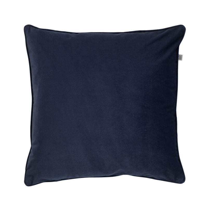 Coussin FYN coloris bleu nuit 45 x 45 cm