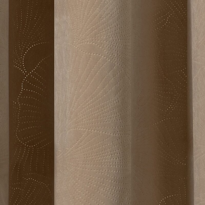 Rideau KOKO coloris beige doré 140 x 260 cm