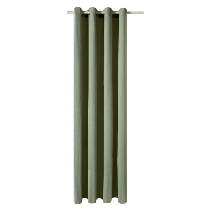 Rideau ELISUS coloris vert eucalyptus 140 x 240 cm