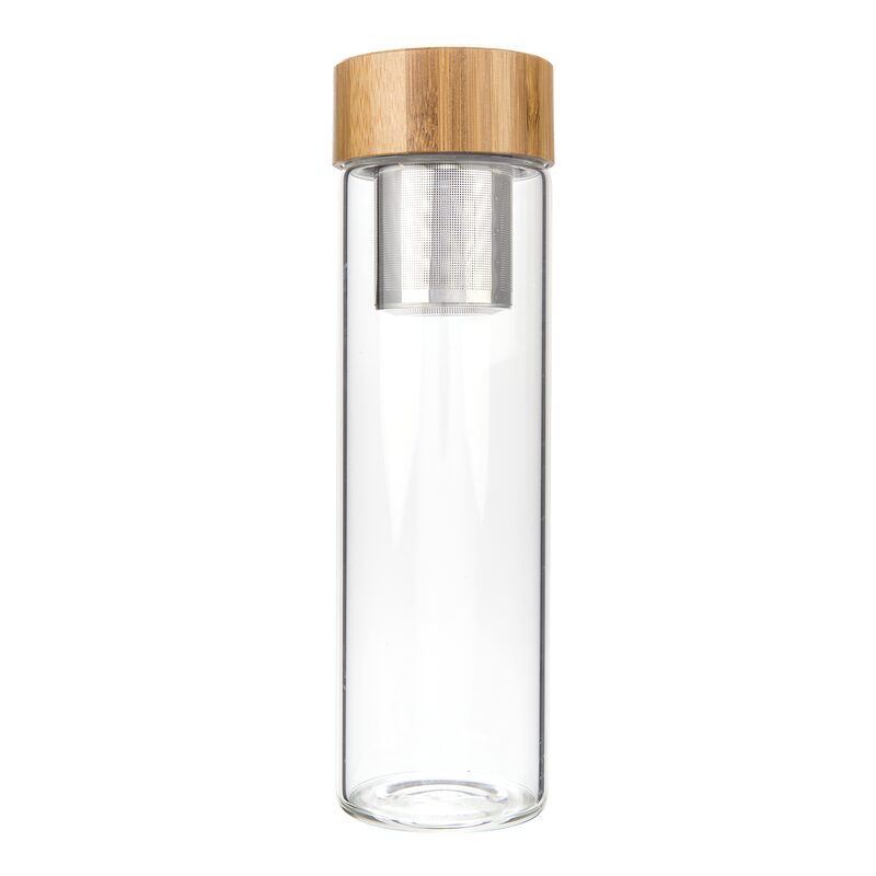 Gourde infuseur ZEN coloris transparent