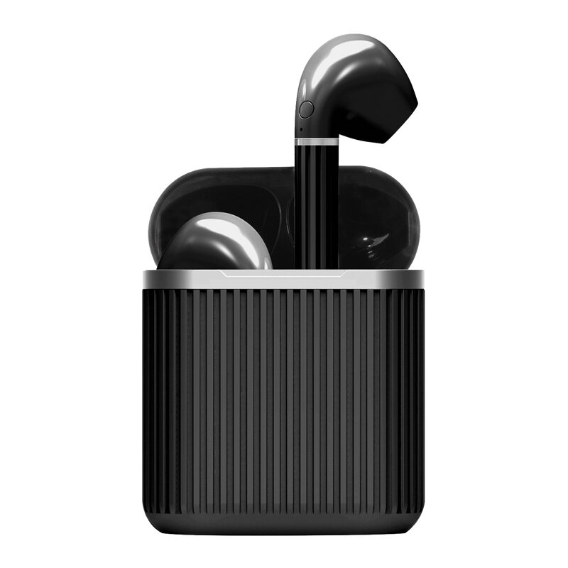 Ecouteurs EARBOX SANS FIL NOIR M12 coloris noir