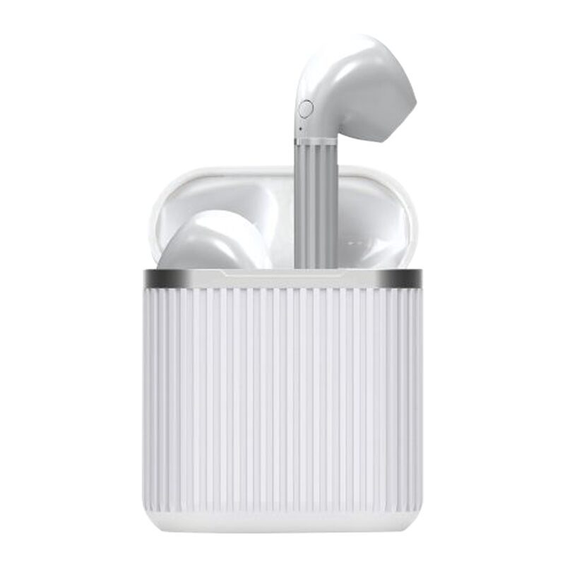 Ecouteurs EARBOX SANS FIL BLANC M12 coloris blanc