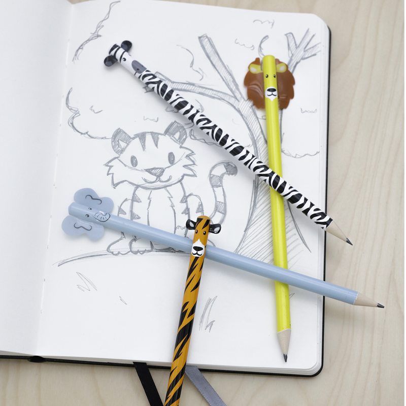 Crayon FRIENDLY SAFARI coloris multicolore