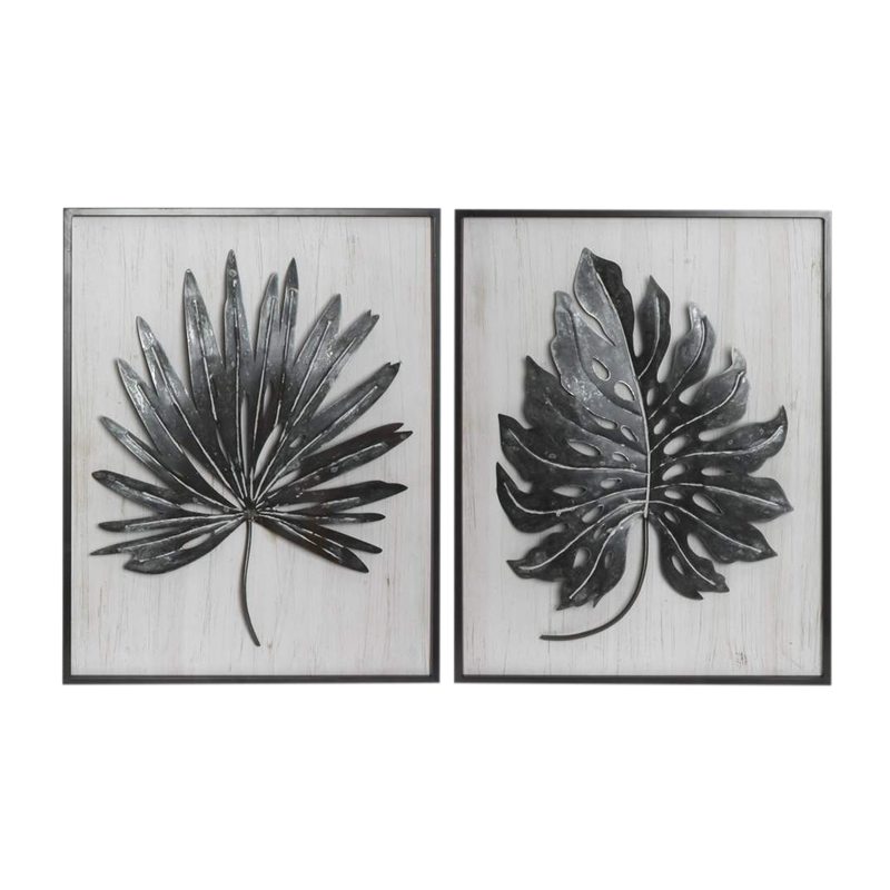 Déco murale métal TIKUNA coloris noir