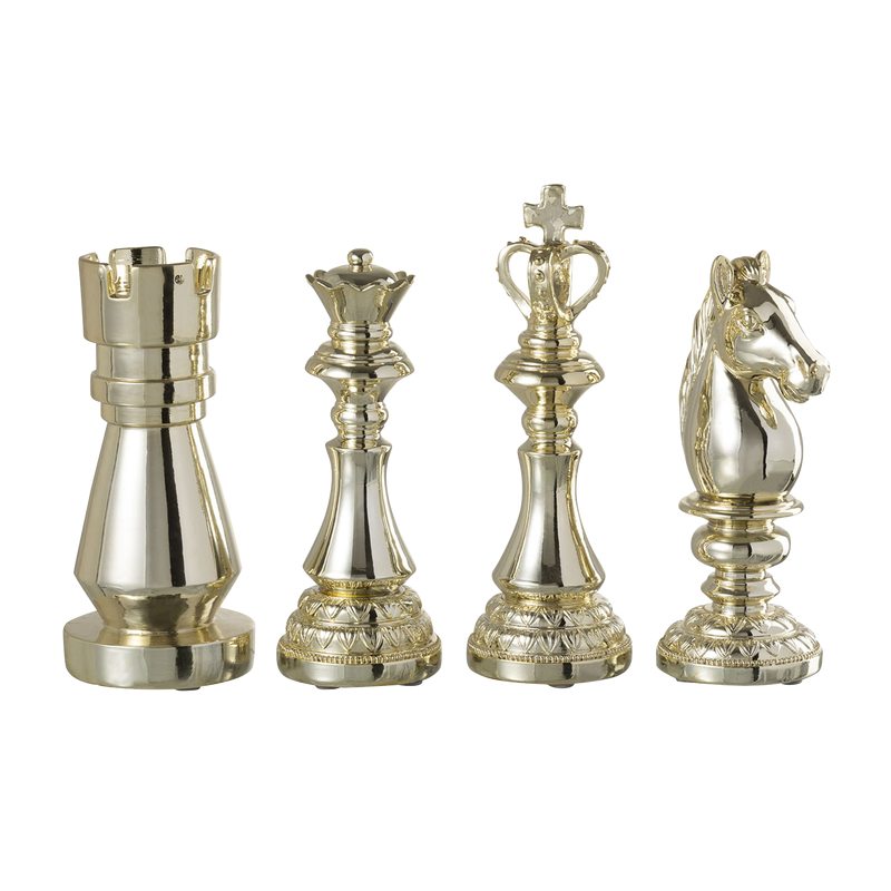 Figurine CHECK MAT coloris or