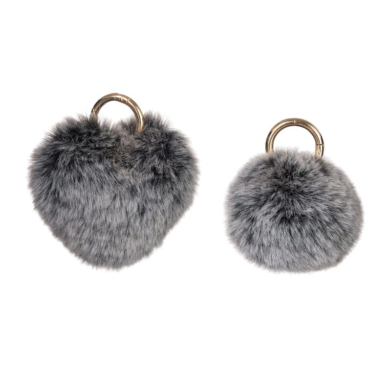 Porte clef SWEETHEART coloris gris
