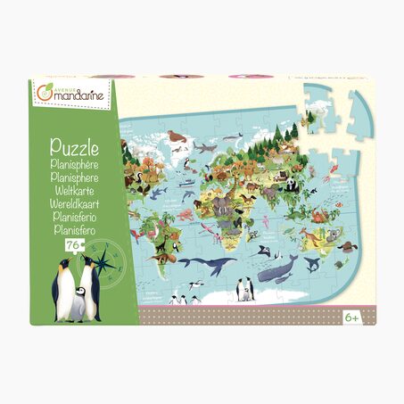 Avenue mandarine PUZZLE PLANISPHERE