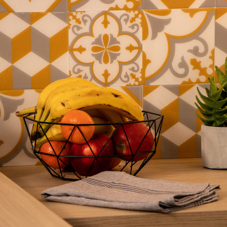 Corbeille à fruit OLONNE coloris beige