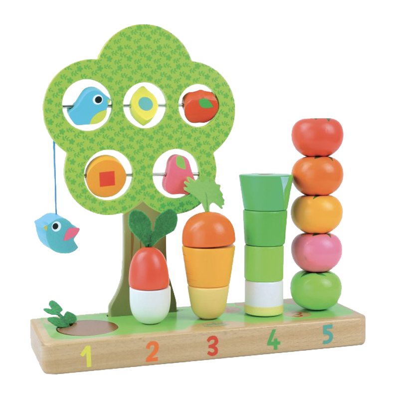 Jeu éducatif J'APPRENDS À COMPTER LES LÉGUMES