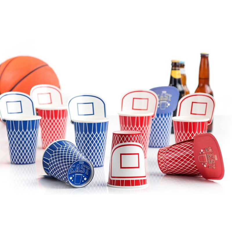 Jeux GOBELETS EN PAPIER 'PANIER DE BASKET'