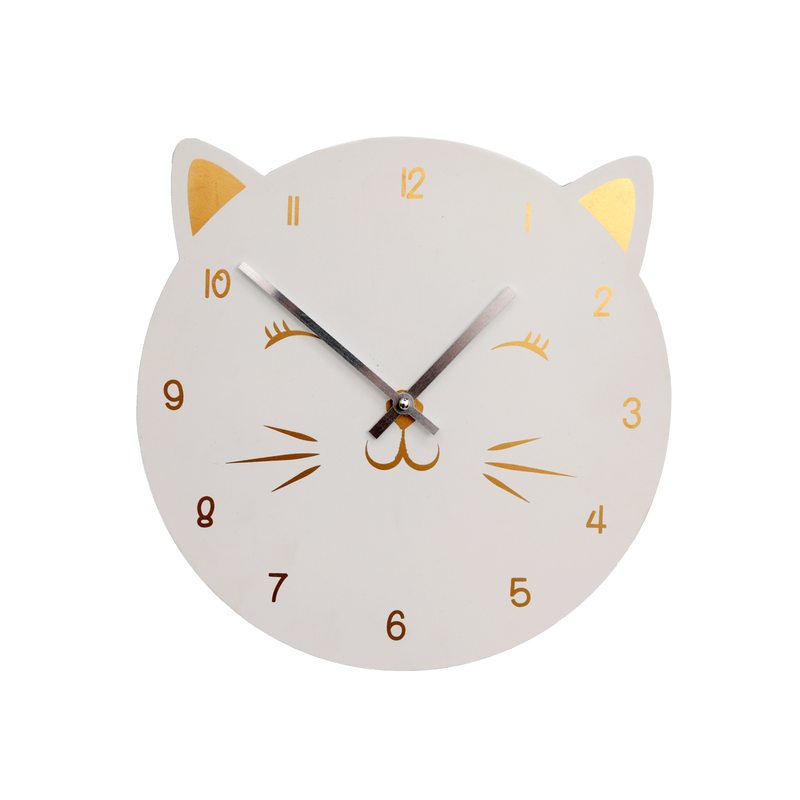 Horloge SWEET CAT coloris blanc