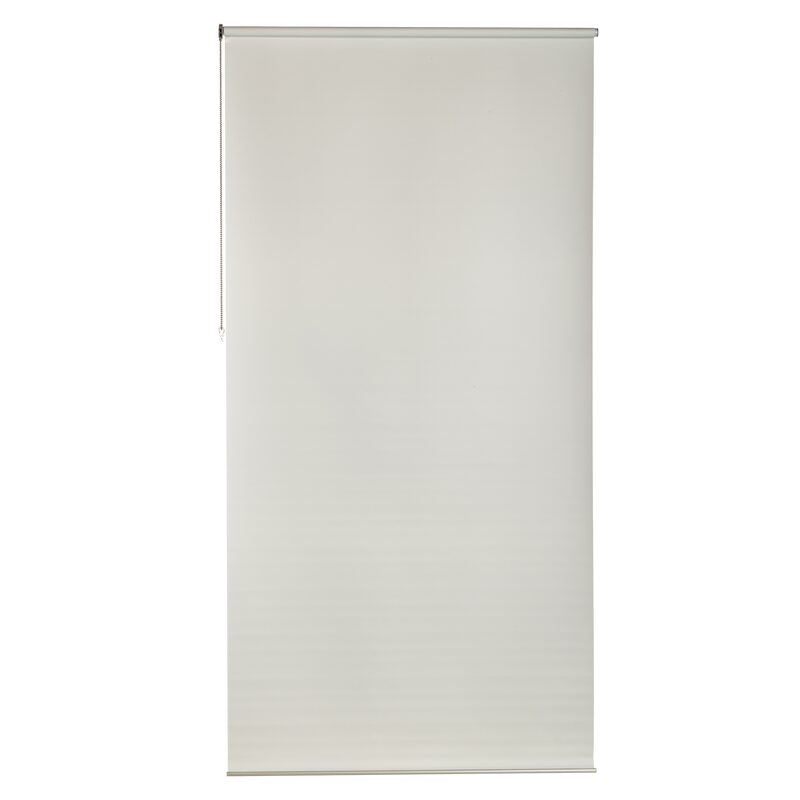 Store enrouleur CREPUSCULE coloris blanc 120 x 250 cm