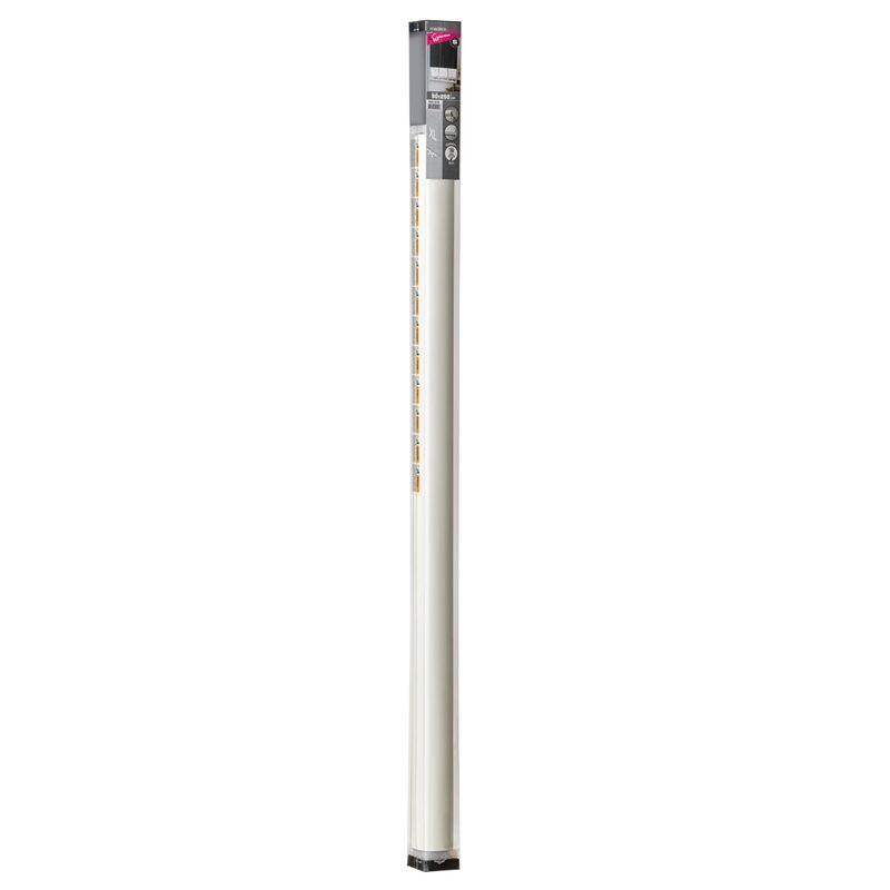 Store enrouleur CREPUSCULE coloris blanc 90 x 250 cm