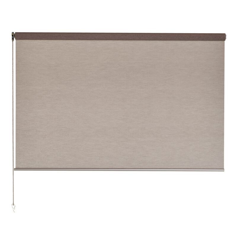 Store enrouleur AURORE coloris gris 120 x 250 cm