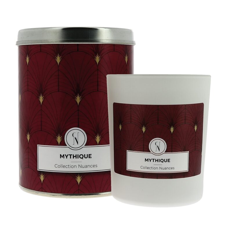 Bougie parfumée COLLECTION NUANCES MYTHIQUE Vanille & Jasmin