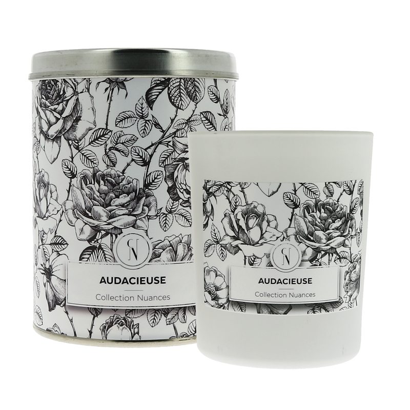 Bougie parfumée COLLECTION NUANCES AUDACIEUSE Violette & Jasmin