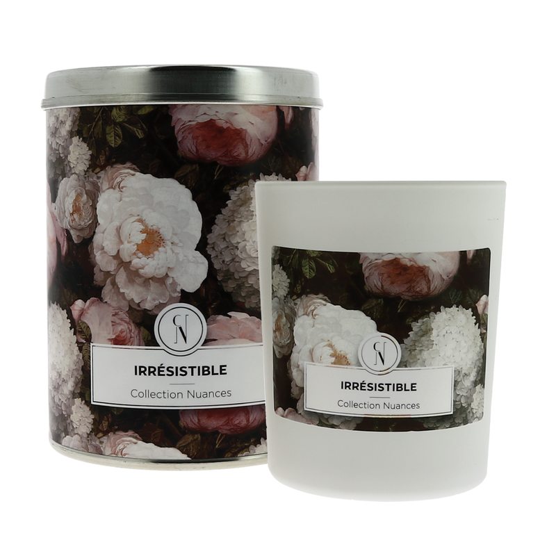 Bougie parfumée COLLECTION NUANCES IRRESISTIBLE Framboise & Rose