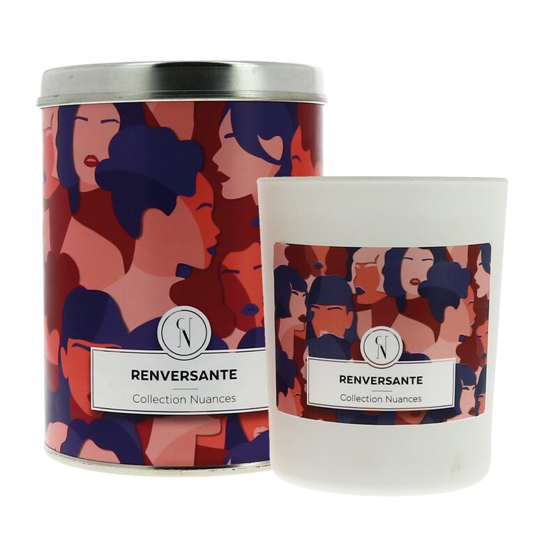 Bougie parfumée COLLECTION NUANCES RENVERSANTE Violette, Jasmin & Santal