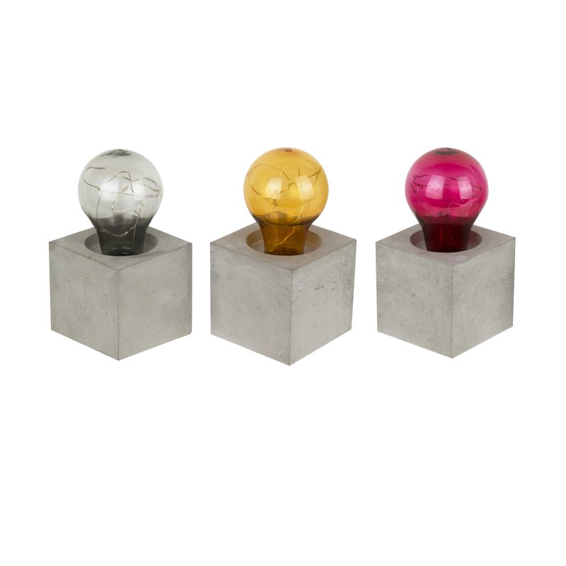 Objet lumineux URBAN COLOR coloris multicolore 13,5 x 7 cm