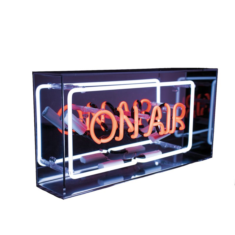 Objet lumineux ONAIR coloris rouge 44 x 22 cm
