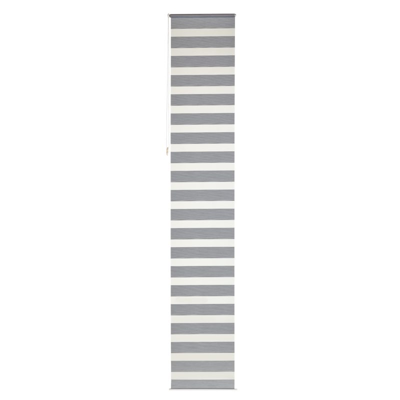 Store jour/nuit ECLIPSE coloris gris chiné 42 x 160 cm