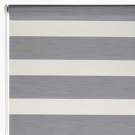 Store jour/nuit ECLIPSE coloris gris chiné 62 x 160 cm