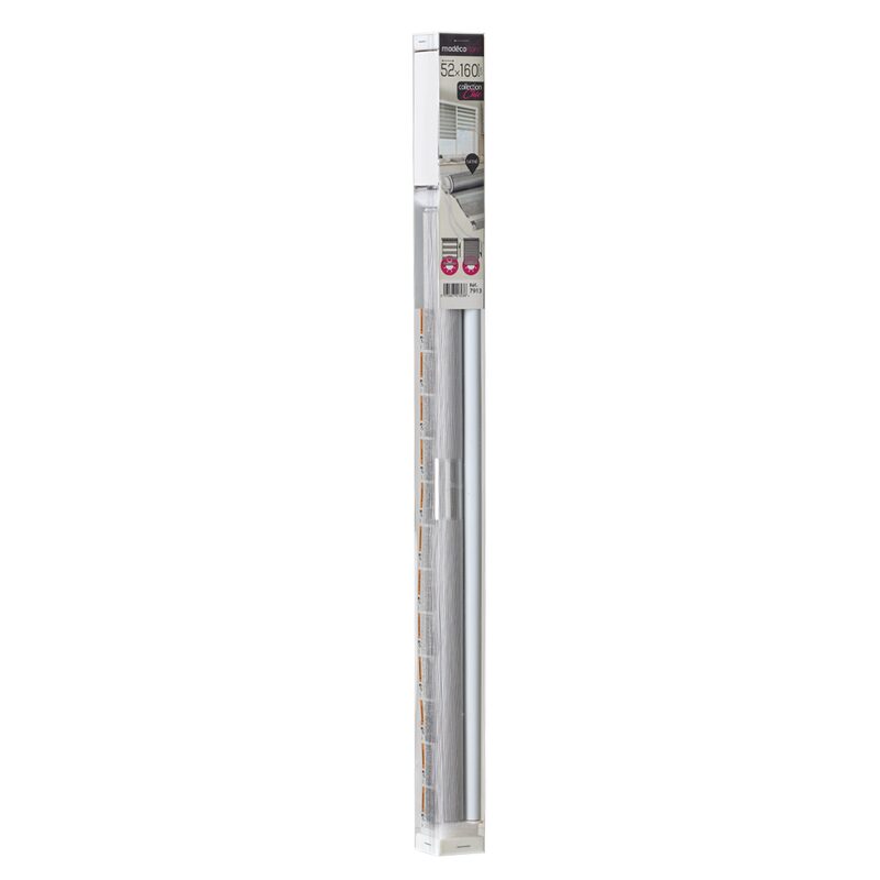 Store jour/nuit ECLIPSE coloris gris chiné 52 x 160 cm