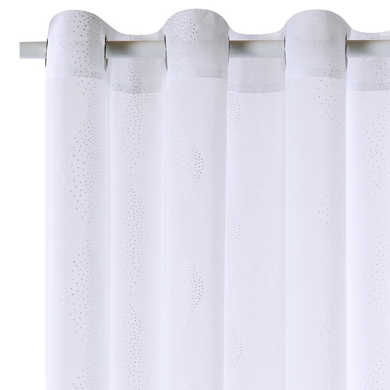 Voilage SINA coloris argent 140 x 240 cm